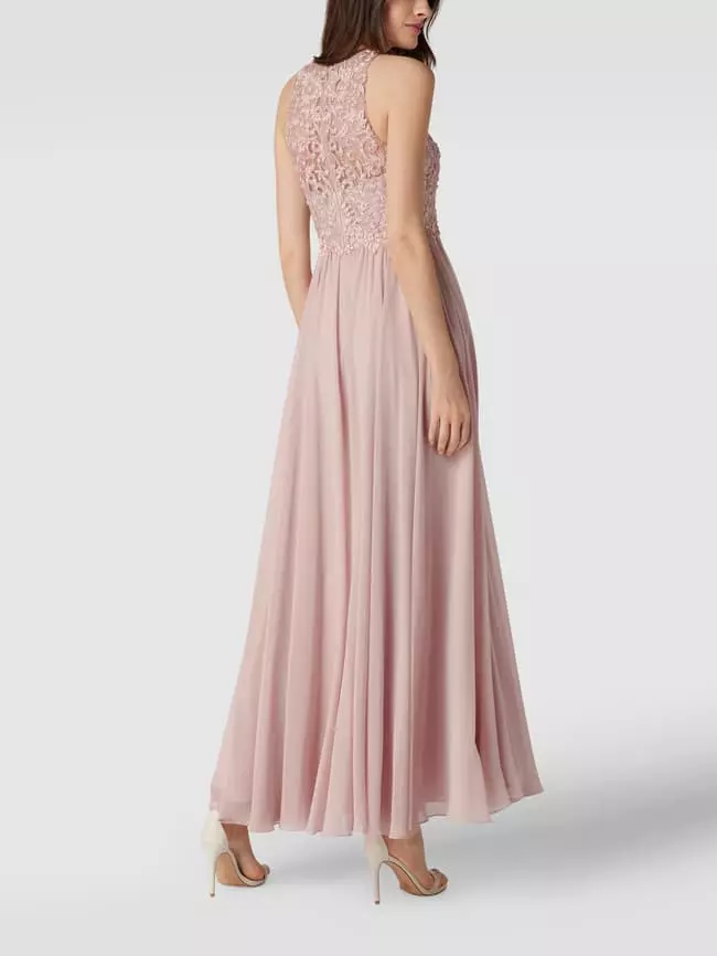 Laona Abendkleid Mit Zierbesatz - Rosé 7 Laona Abendkleid Mit Zierbesatz - Rosé – Bild 5