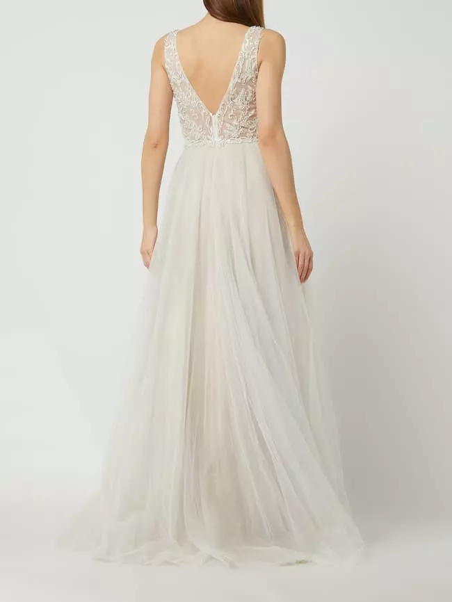 Luxuar Brautkleid Aus Tüll - Offwhite 7 Luxuar Brautkleid Aus Tüll - Offwhite – Bild 5