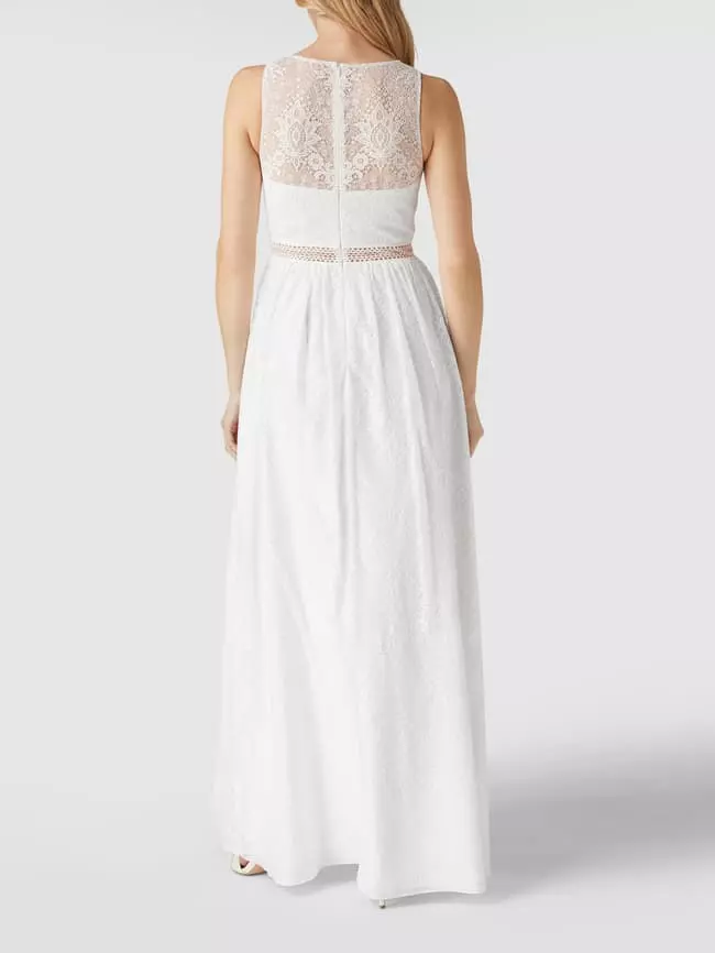 Unique Brautkleid Mit Floraler Spitze - Offwhite 7 Unique Brautkleid Mit Floraler Spitze - Offwhite – Bild 5