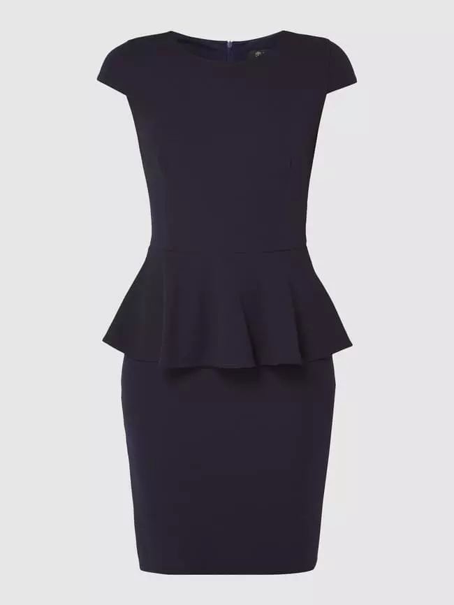 Paradi Cocktailkleid Mit Schößchen - Dunkelblau 4 Paradi Cocktailkleid Mit Schößchen - Dunkelblau – Bild 2