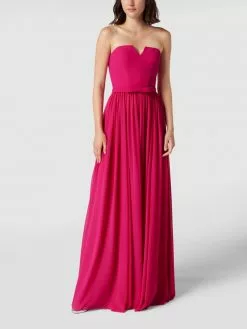 Vera Wang Bride Abendkleid Mit Taillenband Modell 'LEONTINE' - Fuchsia
