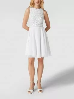 LACE & BEADS Brautkleid Mit Zierbesatz - Weiß