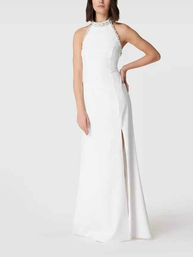 Adrianna Papell Brautkleid Mit Zierbesatz - Offwhite 3 Adrianna Papell Brautkleid Mit Zierbesatz - Offwhite