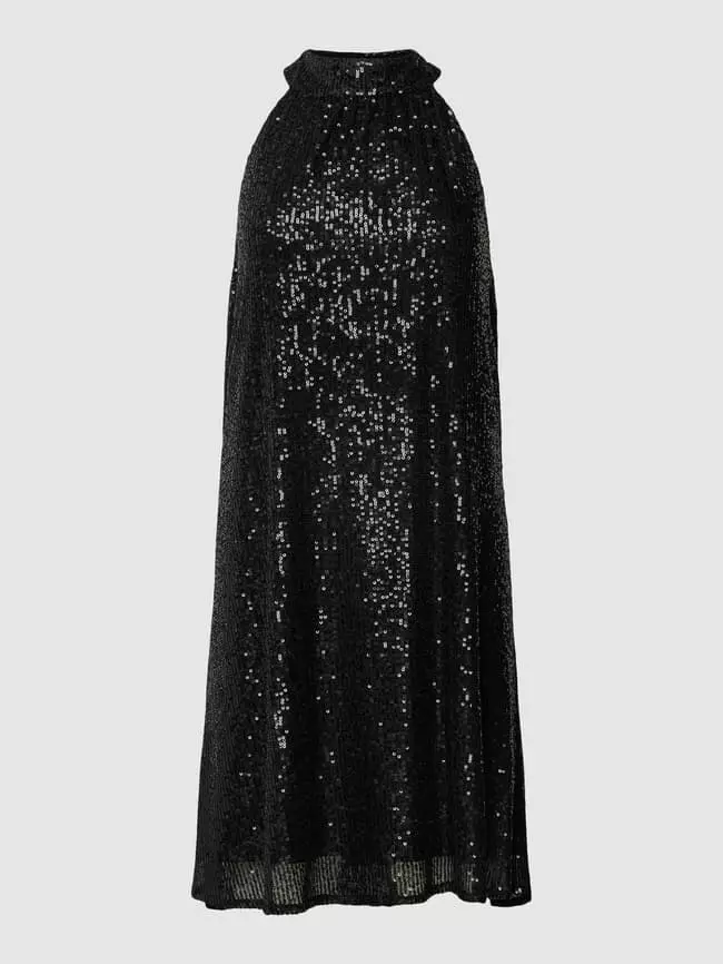 Dragana Stankovic Cocktailkleid Mit Paillettenbesatz - Schwarz 4 Dragana Stankovic Cocktailkleid Mit Paillettenbesatz - Schwarz – Bild 2