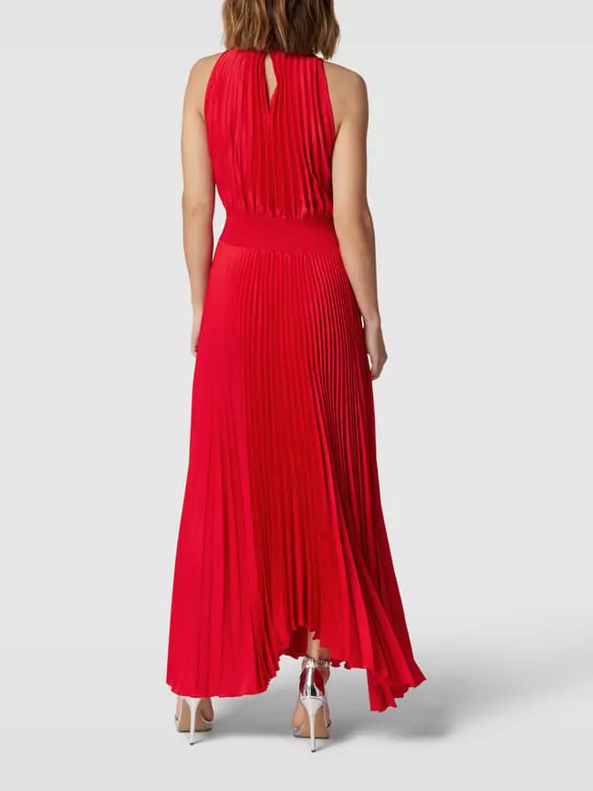 Mango Kleid Mit Plisseefalten Modell 'CANELA' - Rot 7 Mango Kleid Mit Plisseefalten Modell 'CANELA' - Rot – Bild 5