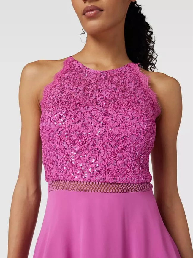 V.M. Cocktailkleid Mit Paillettenbesatz - Pink 5 V.M. Cocktailkleid Mit Paillettenbesatz - Pink – Bild 3