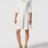 Paradi Brautkleid Mit U-Boot-Ausschnitt - Offwhite