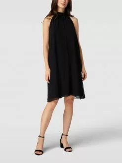 Swing Cocktailkleid Mit Neckholder - Schwarz