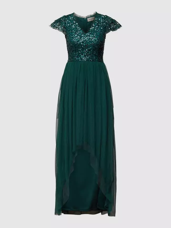 LACE & BEADS Cocktailkleid Mit Paillettenbesatz - Grün 4 LACE & BEADS Cocktailkleid Mit Paillettenbesatz - Grün – Bild 2