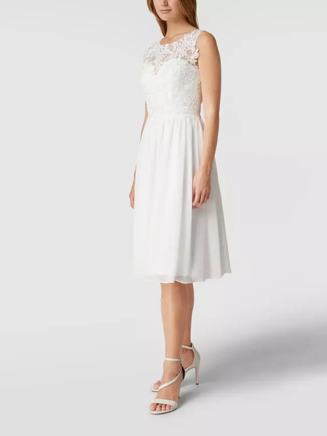 Mascara Brautkleid Mit Floraler Spitze - Offwhite 3 Mascara Brautkleid Mit Floraler Spitze - Offwhite