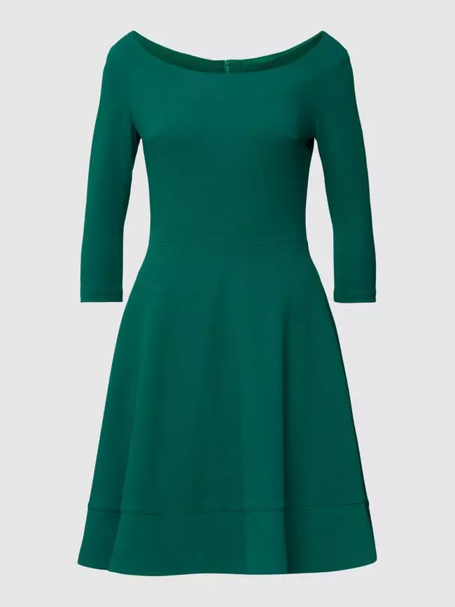 Paradi Cocktailkleid Mit U-Boot-Ausschnitt - Smaragdgrün 4 Paradi Cocktailkleid Mit U-Boot-Ausschnitt - Smaragdgrün – Bild 2