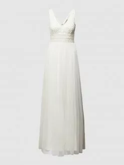 LACE & BEADS Brautkleid Mit Zierbesatz - Weiß