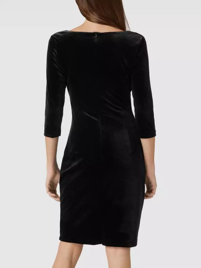 Paradi Cocktailkleid Aus Samt - Schwarz 7 Paradi Cocktailkleid Aus Samt - Schwarz – Bild 5