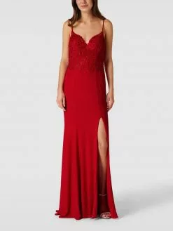 Mascara Abendkleid Mit Spaghettiträgern - Rot