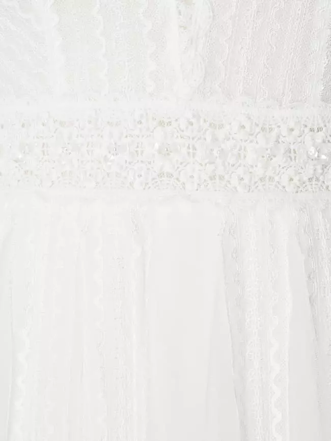 Luxuar Brautkleid Aus Tüll Mit Zierborten - Offwhite 5 Luxuar Brautkleid Aus Tüll Mit Zierborten - Offwhite – Bild 3