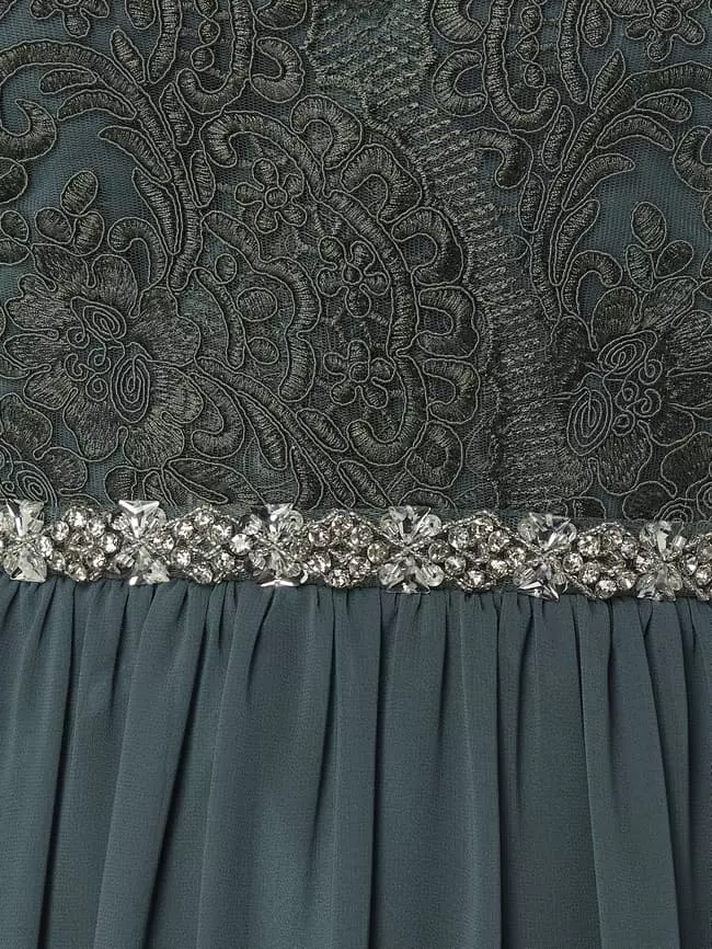 My Mascara Curves PLUS SIZE Abendkleid Aus Tüll Und Chiffon - Grün 9 My Mascara Curves PLUS SIZE Abendkleid Aus Tüll Und Chiffon - Grün – Bild 7