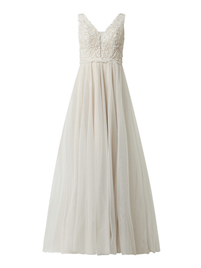 Luxuar Brautkleid Aus Tüll - Offwhite 4 Luxuar Brautkleid Aus Tüll - Offwhite – Bild 2