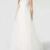 TROYDEN COLLECTION Brautkleid Mit Floralen Stickereien - Weiß