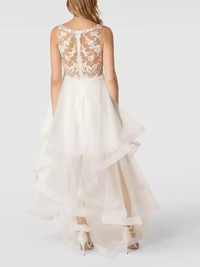 Laona Brautkleid Mit Floralen Stickereien Und Zierperlen - Offwhite 7 Laona Brautkleid Mit Floralen Stickereien Und Zierperlen - Offwhite – Bild 5