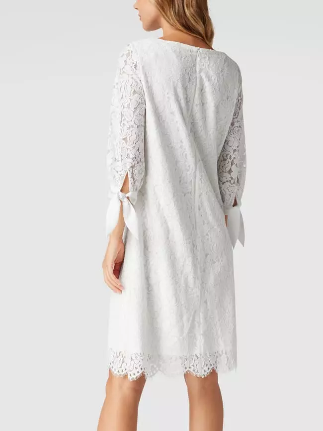 Swing Cocktailkleid Mit Floraler Spitze - Offwhite 7 Swing Cocktailkleid Mit Floraler Spitze - Offwhite – Bild 5