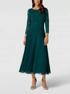 Swing Brautkleid Aus Häkelspitze - Dunkelgrün