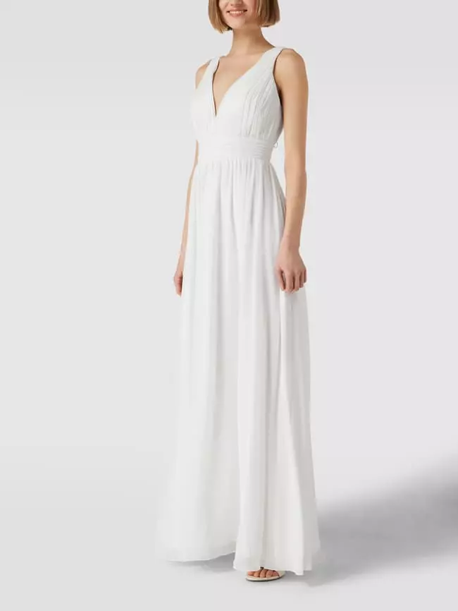 Mascara Brautkleid Mit Raffungen - Offwhite 3 Mascara Brautkleid Mit Raffungen - Offwhite