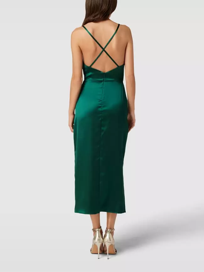Luxuar Cocktailkleid In Wickel-Optik - Smaragdgrün 7 Luxuar Cocktailkleid In Wickel-Optik - Smaragdgrün – Bild 5