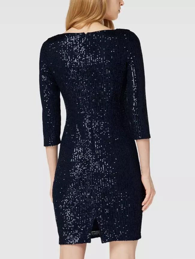 Christian Berg Cocktail Cocktailkleid Mit Paillettenbesatz - Dunkelblau 7 Christian Berg Cocktail Cocktailkleid Mit Paillettenbesatz - Dunkelblau – Bild 5