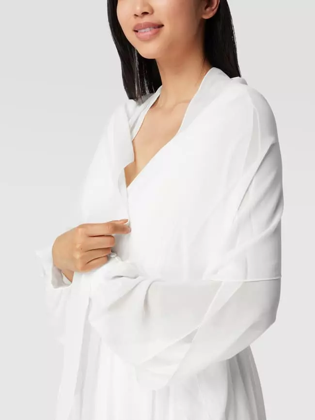 Mascara Brautkleid Mit Plisseefalten - Offwhite 5 Mascara Brautkleid Mit Plisseefalten - Offwhite – Bild 3