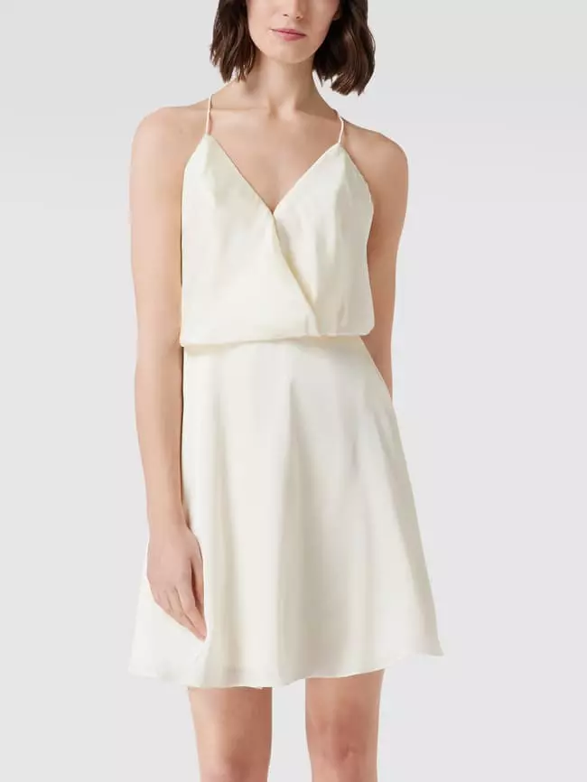 Unique Brautkleid In Wickel-Optik - Ecru 6 Unique Brautkleid In Wickel-Optik - Ecru – Bild 4