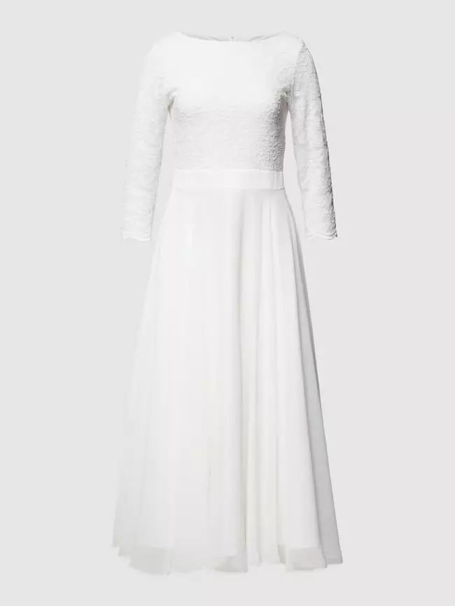 Swing Brautkleid Aus Häkelspitze - Offwhite 4 Swing Brautkleid Aus Häkelspitze - Offwhite – Bild 2