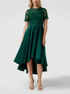 Mascara Cocktailkleid Mit Floraler Spitze - Grün