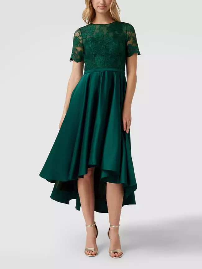 Mascara Cocktailkleid Mit Floraler Spitze - Grün 3 Mascara Cocktailkleid Mit Floraler Spitze - Grün