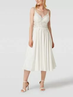 Mascara Brautkleid Mit Zierbesatz - Offwhite