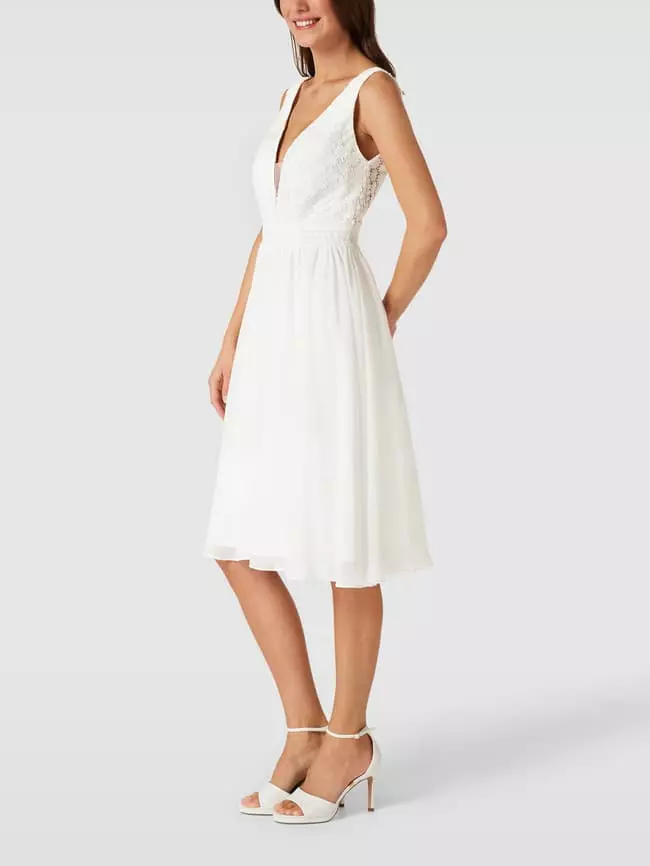 Luxuar Brautkleid Mit Herz-Ausschnitt - Offwhite 6 Luxuar Brautkleid Mit Herz-Ausschnitt - Offwhite – Bild 4