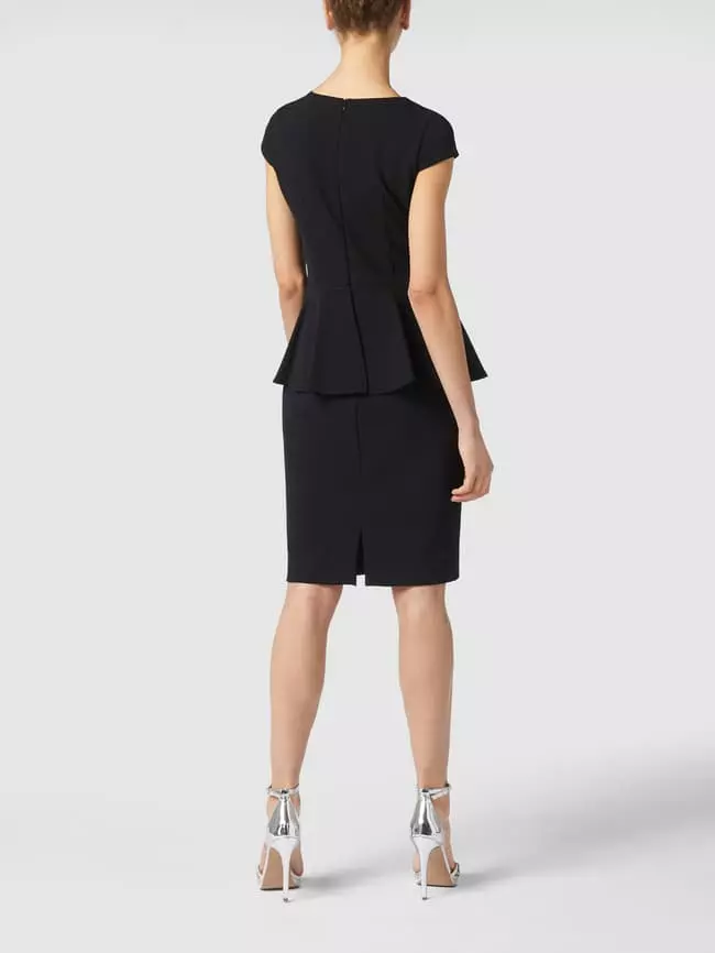 Paradi Cocktailkleid Mit Schößchen - Schwarz 7 Paradi Cocktailkleid Mit Schößchen - Schwarz – Bild 5