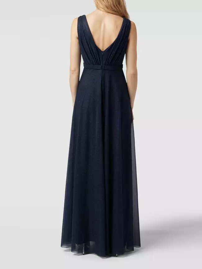 TROYDEN COLLECTION Abendkleid Mit Taillenpasse - Marineblau 7 TROYDEN COLLECTION Abendkleid Mit Taillenpasse - Marineblau – Bild 5
