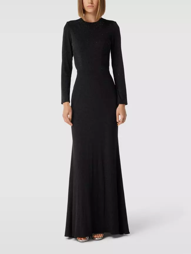 Mascara Abendkleid Mit Zierbesatz - Schwarz 3 Mascara Abendkleid Mit Zierbesatz - Schwarz