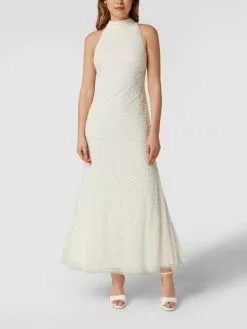 LACE & BEADS Brautkleid Mit Paillettenbesatz - Weiß