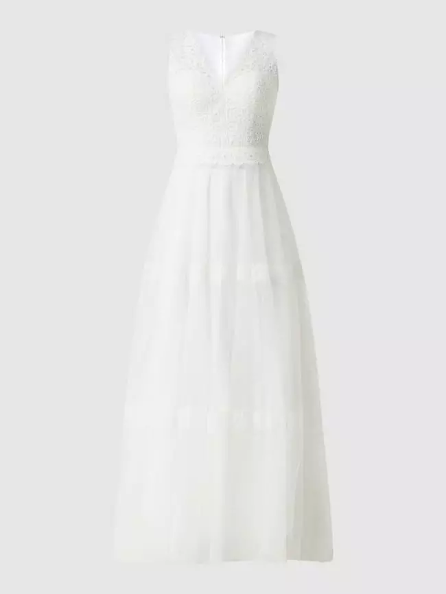 Luxuar Brautkleid Mit Schleppe - Offwhite 4 Luxuar Brautkleid Mit Schleppe - Offwhite – Bild 2