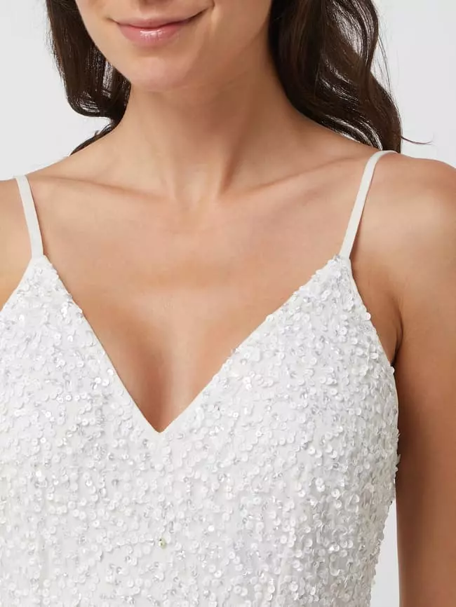 MAYA DELUXE Brautkleid Mit Pailletten - Offwhite 5 MAYA DELUXE Brautkleid Mit Pailletten - Offwhite – Bild 3