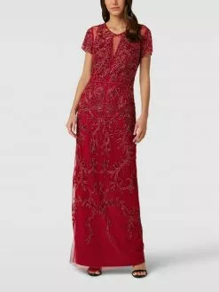 Adrianna Papell Abendkleid Mit Paillettenbesatz - Rot