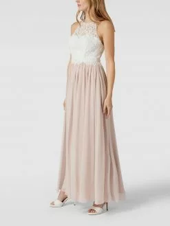 Laona Abendkleid Mit Strasssteinen Und Pailletten - Sand