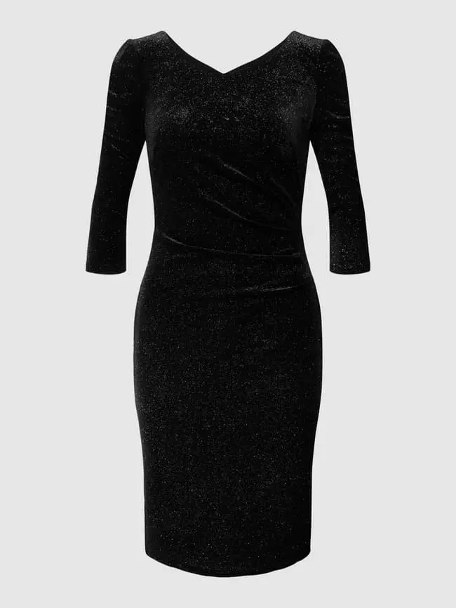 Jake*s Cocktail Cocktailkleid Mit Schimmernden Effekten - Schwarz 4 Jake*s Cocktail Cocktailkleid Mit Schimmernden Effekten - Schwarz – Bild 2