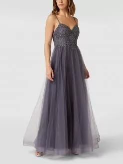 Laona Abendkleid Mit Herz-Ausschnitt - Anthrazit