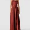 Laona Abendkleid In Wickel-Optik - Terrakotta