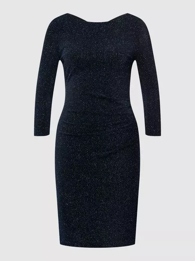 Jake*s Cocktail Cocktailkleid Mit Zierbesatz - Metallic Blau Meliert 4 Jake*s Cocktail Cocktailkleid Mit Zierbesatz - Metallic Blau Meliert – Bild 2