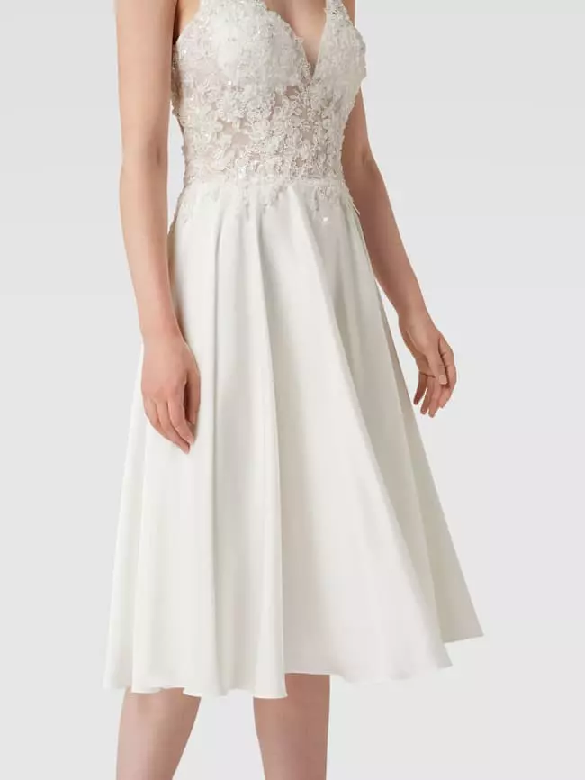 Mascara Brautkleid Mit Zierbesatz - Offwhite 5 Mascara Brautkleid Mit Zierbesatz - Offwhite – Bild 3