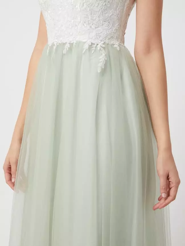 Luxuar Abendkleid Aus Spitze Und Tüll - Mint 5 Luxuar Abendkleid Aus Spitze Und Tüll - Mint – Bild 3