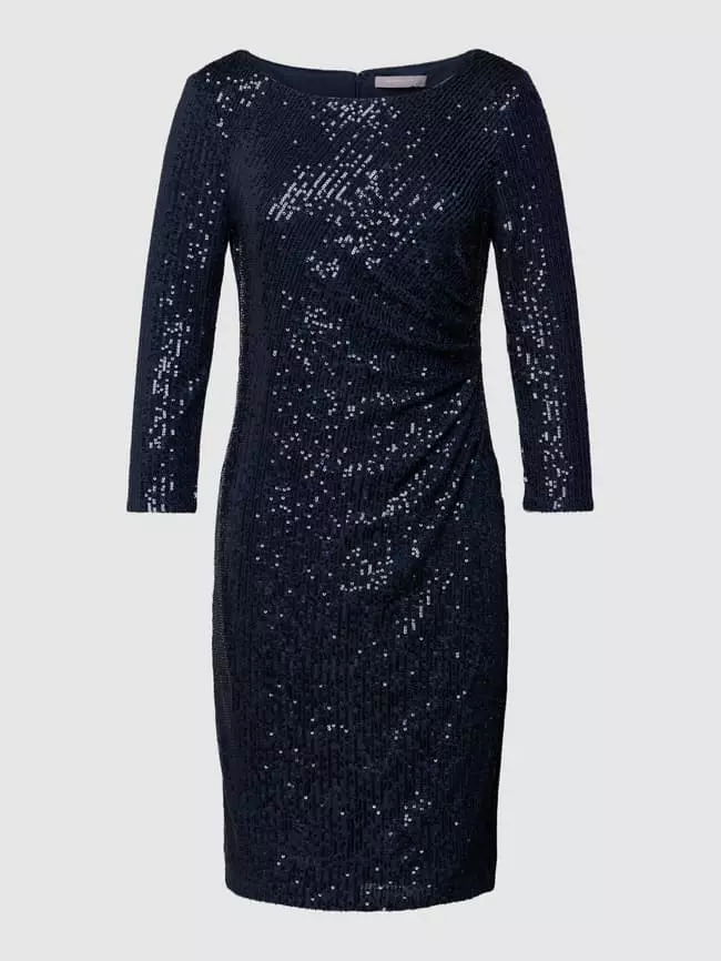 Christian Berg Cocktail Cocktailkleid Mit Paillettenbesatz - Dunkelblau 4 Christian Berg Cocktail Cocktailkleid Mit Paillettenbesatz - Dunkelblau – Bild 2